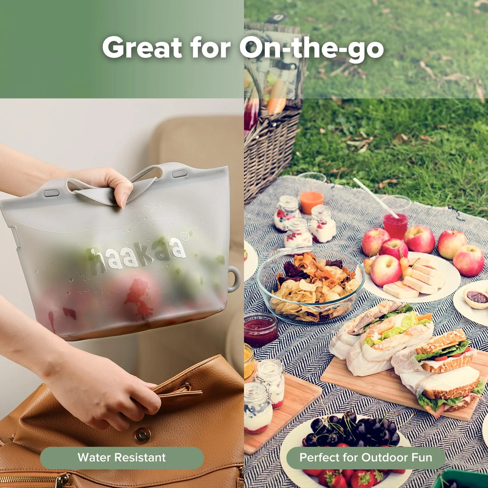 Haakaa Multipurpose Steamer & Sterilizer Bag (2000ml/1250ml)