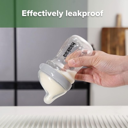 haakaa gen3 glass bottle orthodontic nipple replacement cap effectively leakproof