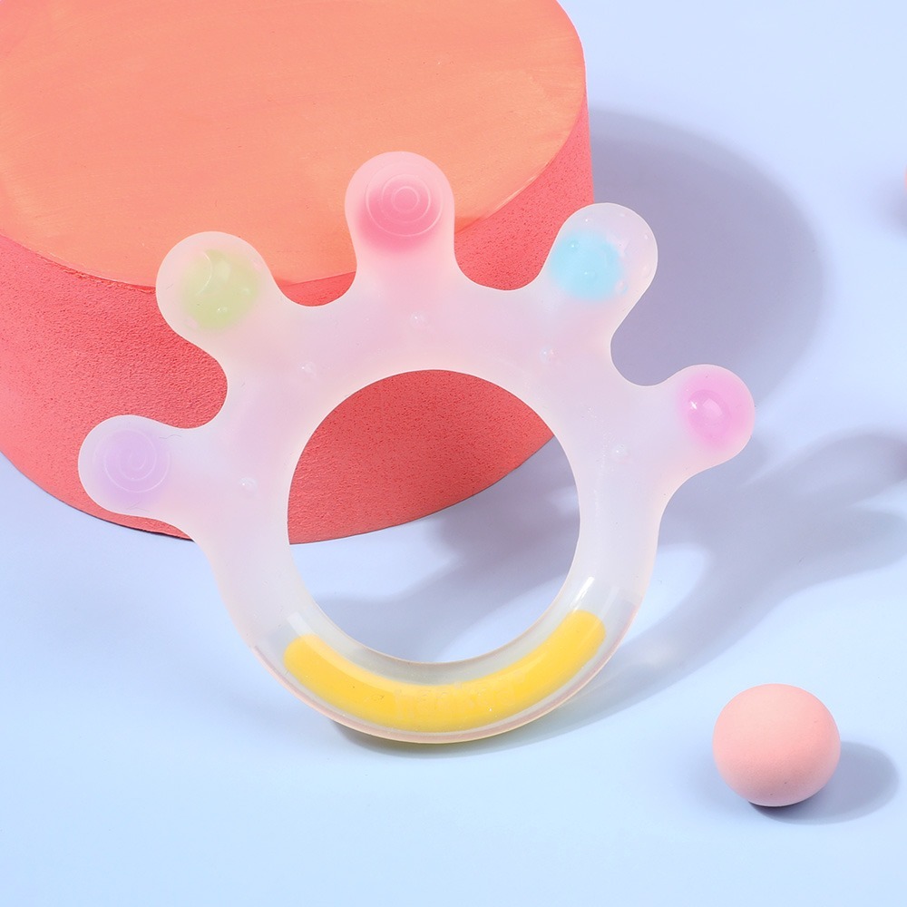 Haakaa Teether Gift Set Present Food Grade Silicone Soft Soother Palm Ball Crown Ferris Wheel design BPA Free
