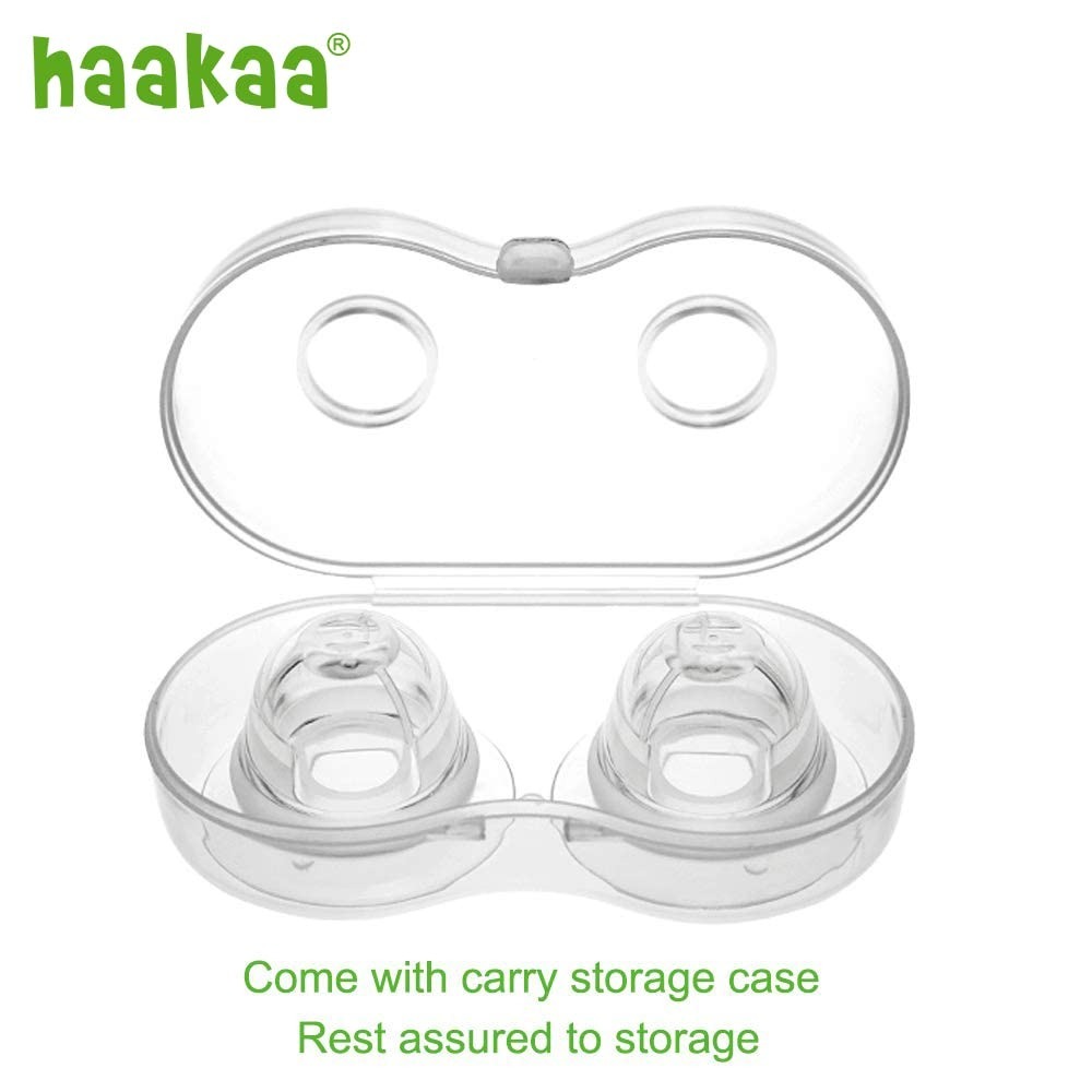 haakaa silicone inverted nipple aspirators come with carry storage case rest assured to storage