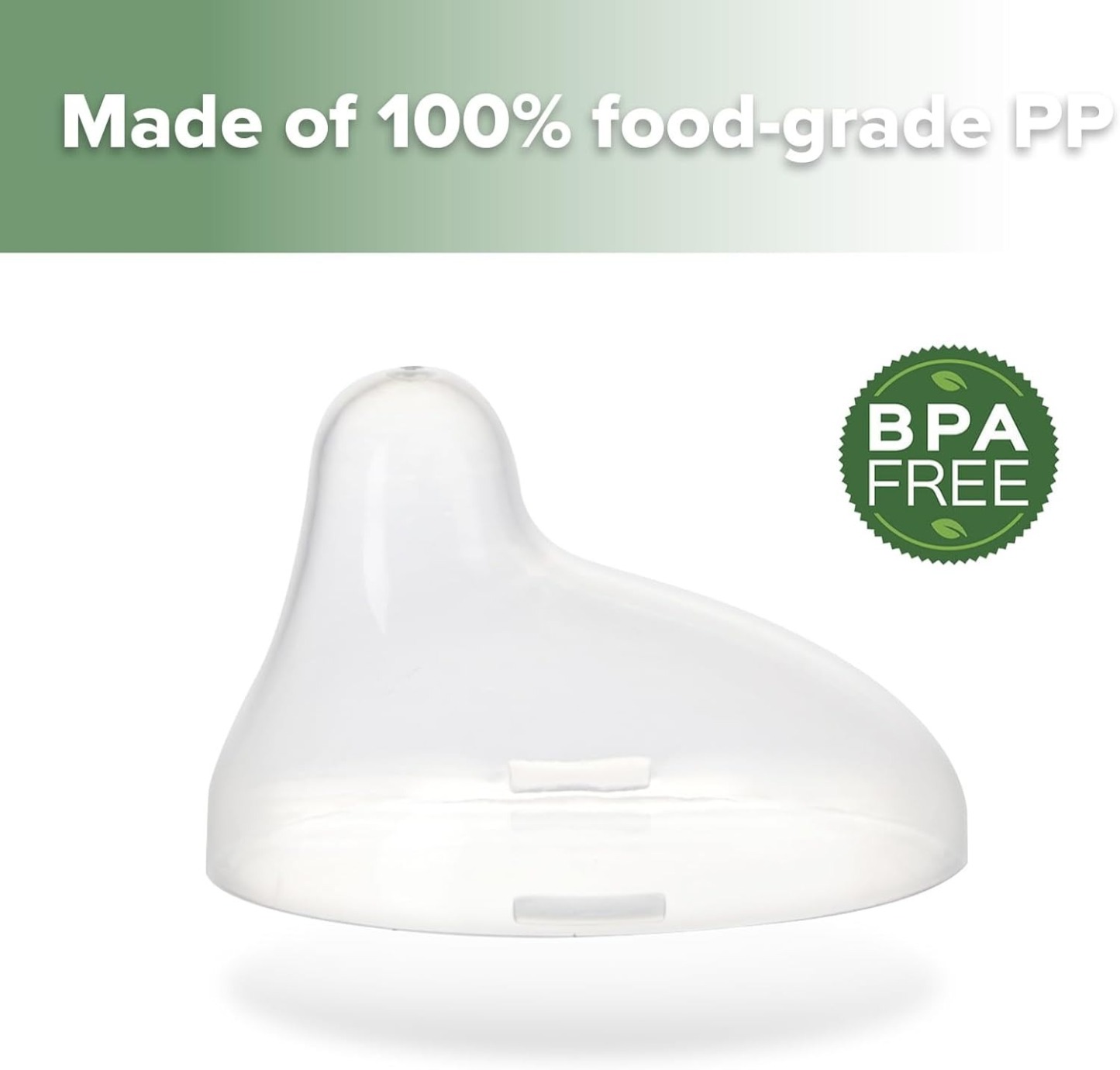 haakaa gen3 glass bottle orthodontic nipple replacement cap made of 100 food grade PP