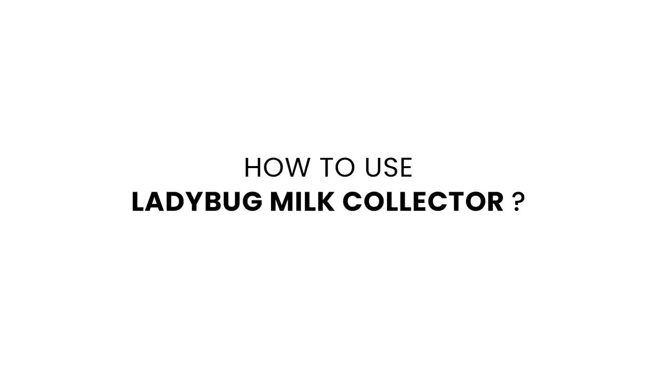 haakaa silicone ladybug milk collector how to use video