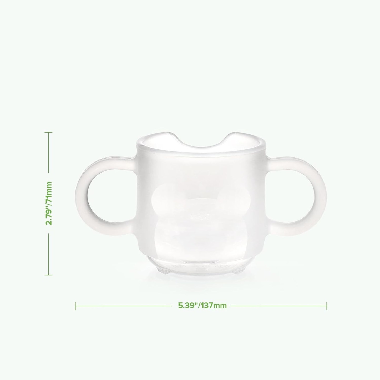 haakaa silicone baby drinking cup dimensions