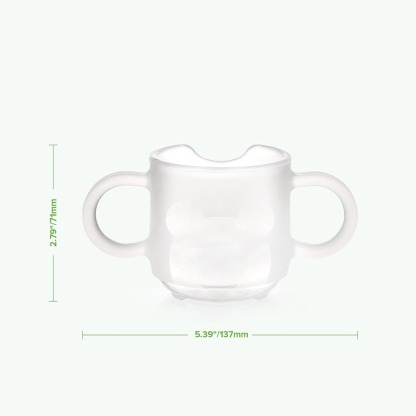 haakaa silicone baby drinking cup dimensions