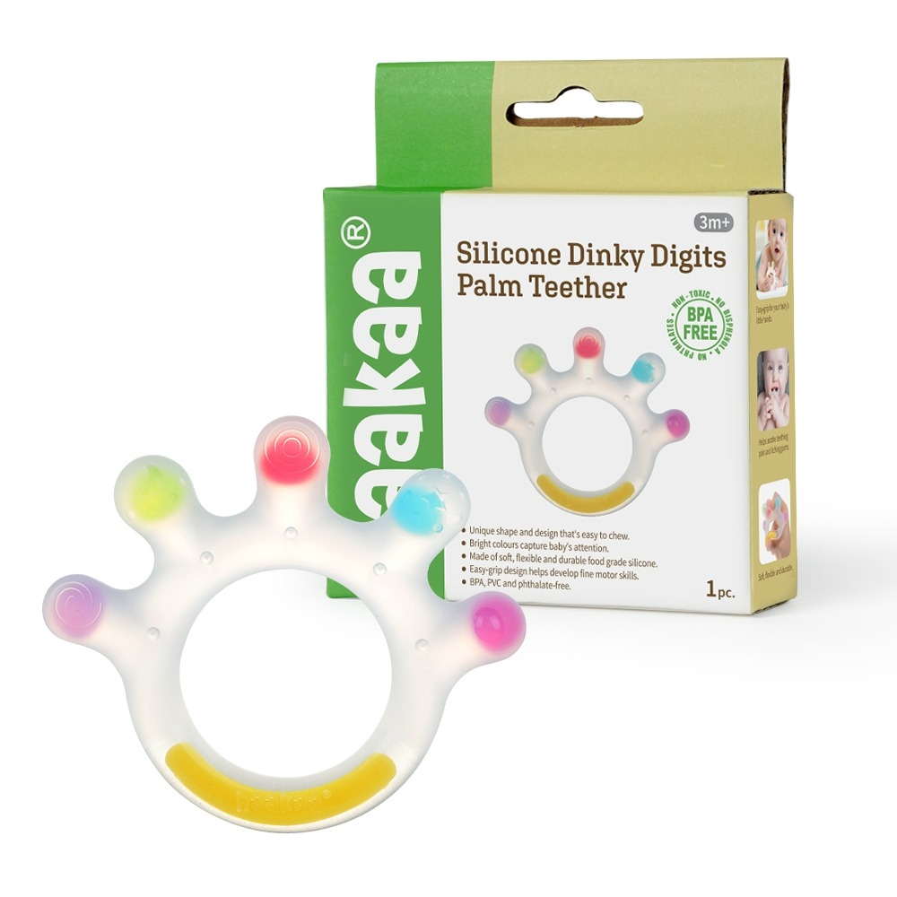 Haakaa Silicone Dinky Digits Palm Teether