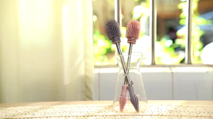 haakaa double ended silicone cleaning brush video