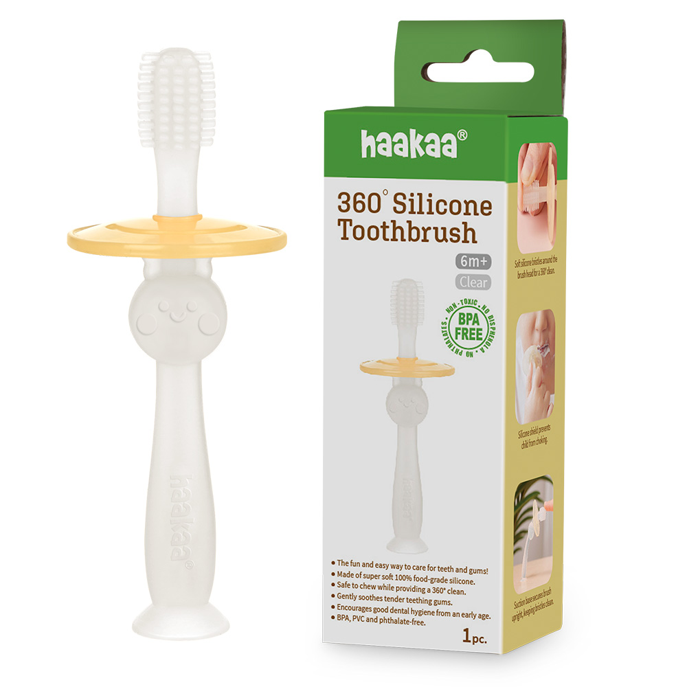 Haakaa 360° Silicone Toothbrush (6 months+)