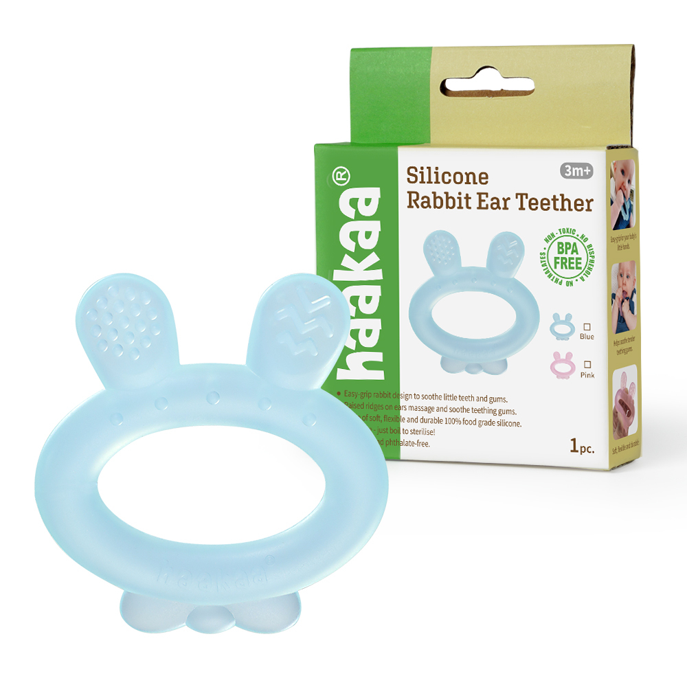 HaaKaa Silicone Rabbit Ear Teether