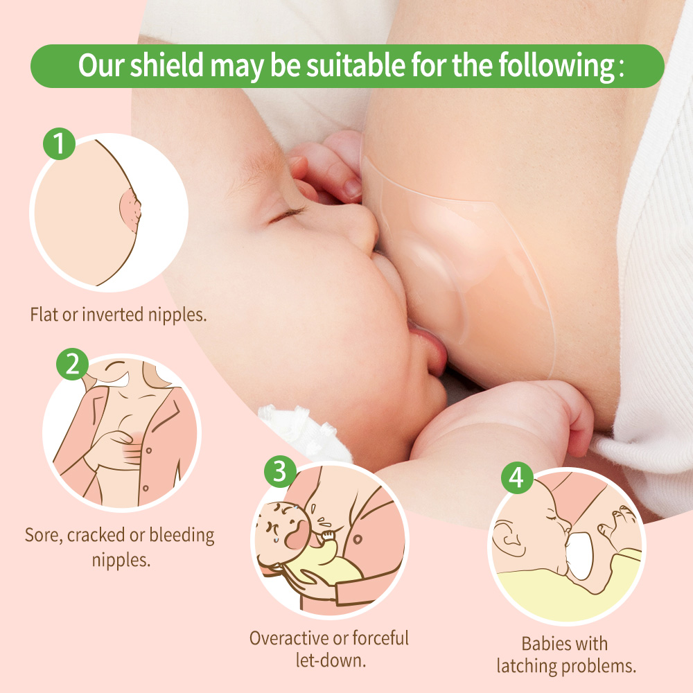 HaaKaa Silicone Nipple Shield - 2 pcs (18mm/24mm)