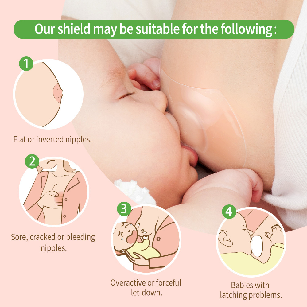 HaaKaa Silicone Nipple Shield - 2 pcs (18mm/24mm)