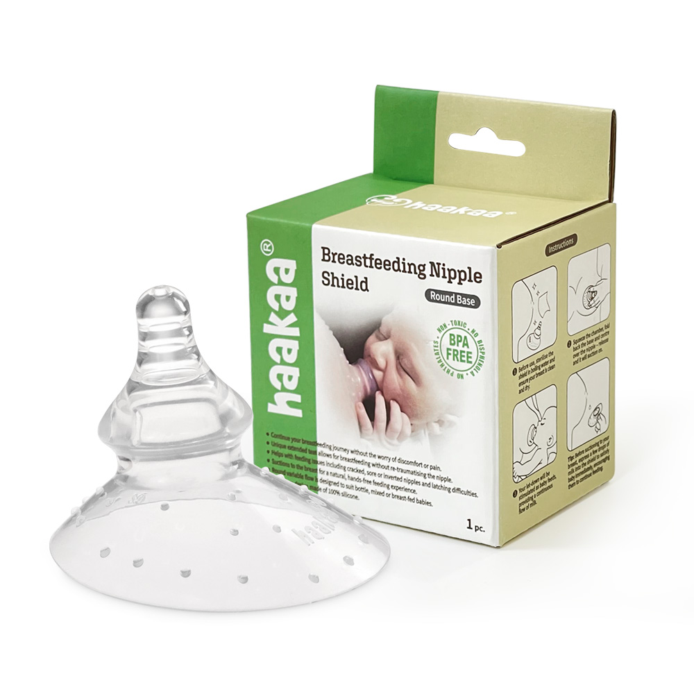HaaKaa Breastfeeding Nipple Shield – Nipple Teat(Round Teat)