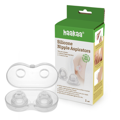 HaaKaa Silicone Inverted Nipple Aspirators (2pcs)