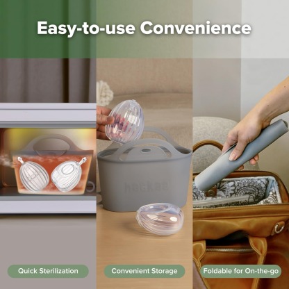 haakaa shell breast pump easy to use convenience
