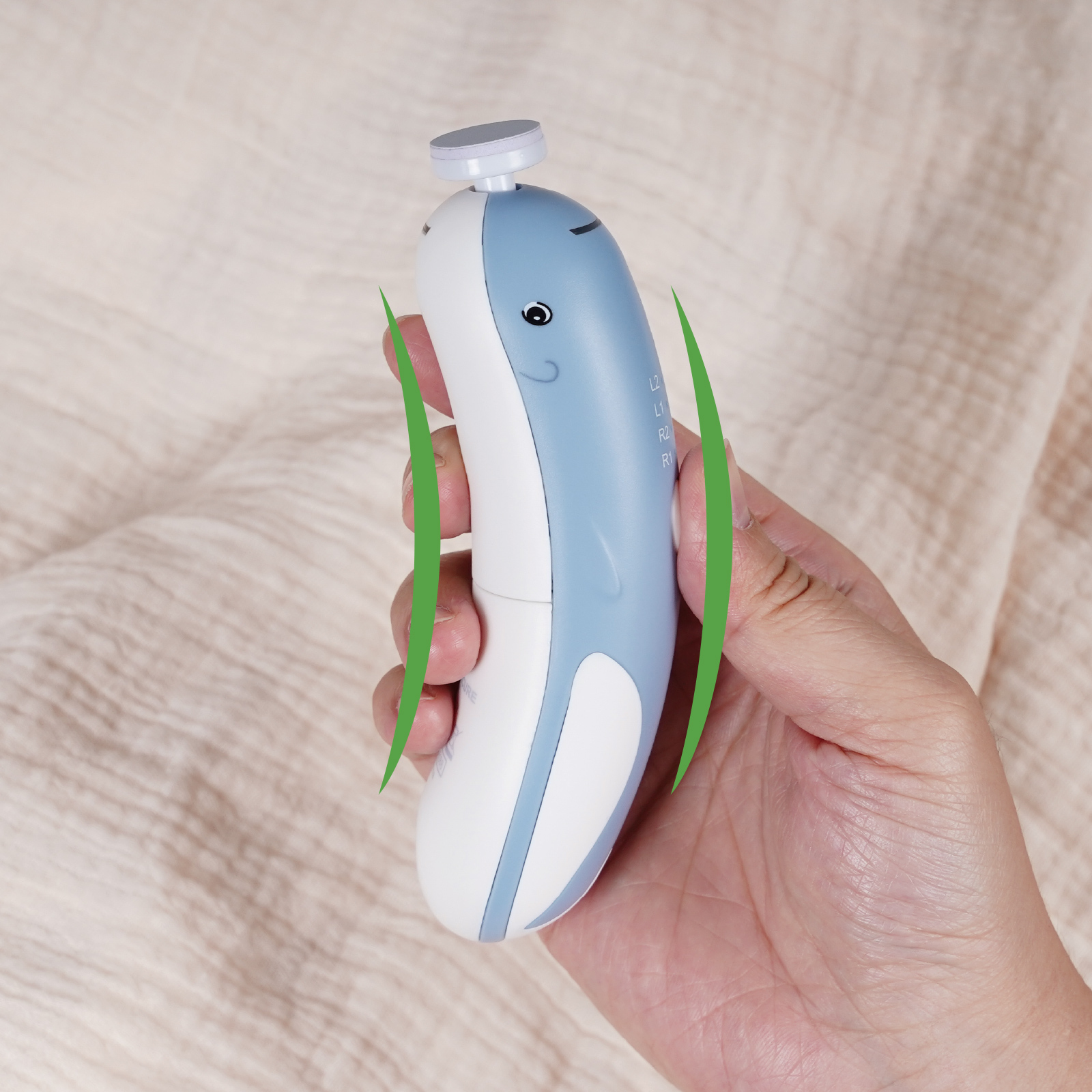 Haakaa Friendly Whale Baby Nail Care Trimmer Set