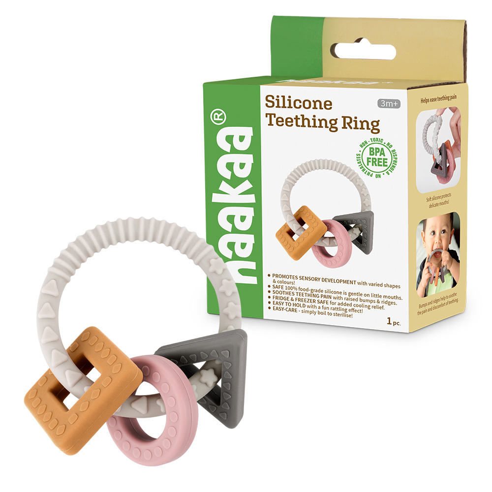 HaaKaa Silicone Teething Ring Teether