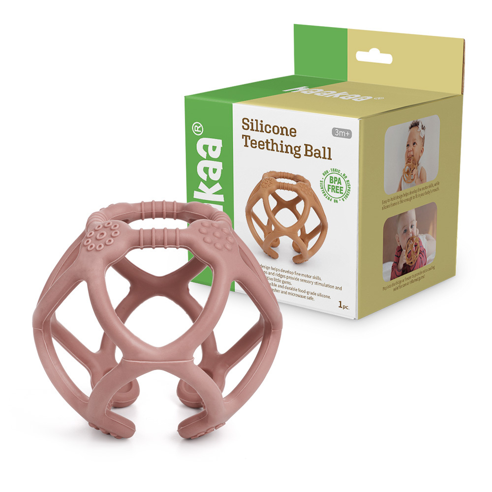 HaaKaa Silicone Baby Teether Teething Ball (3 months+)