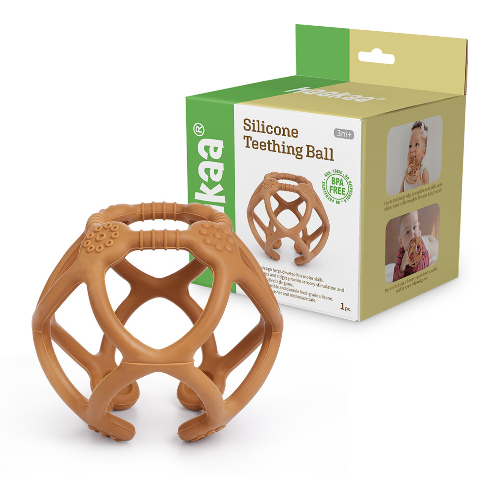 HaaKaa Silicone Baby Teether Teething Ball (3 months+)
