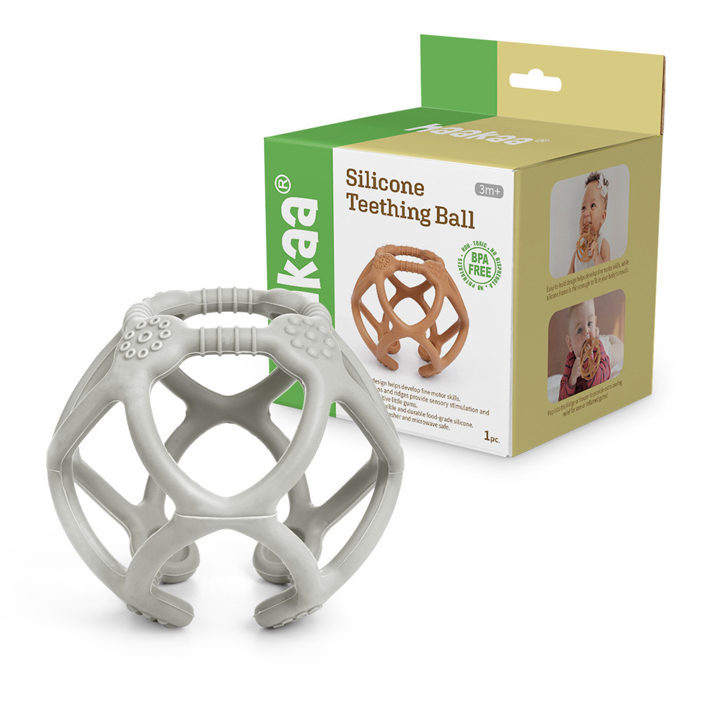 HaaKaa Silicone Baby Teether Teething Ball (3 months+)