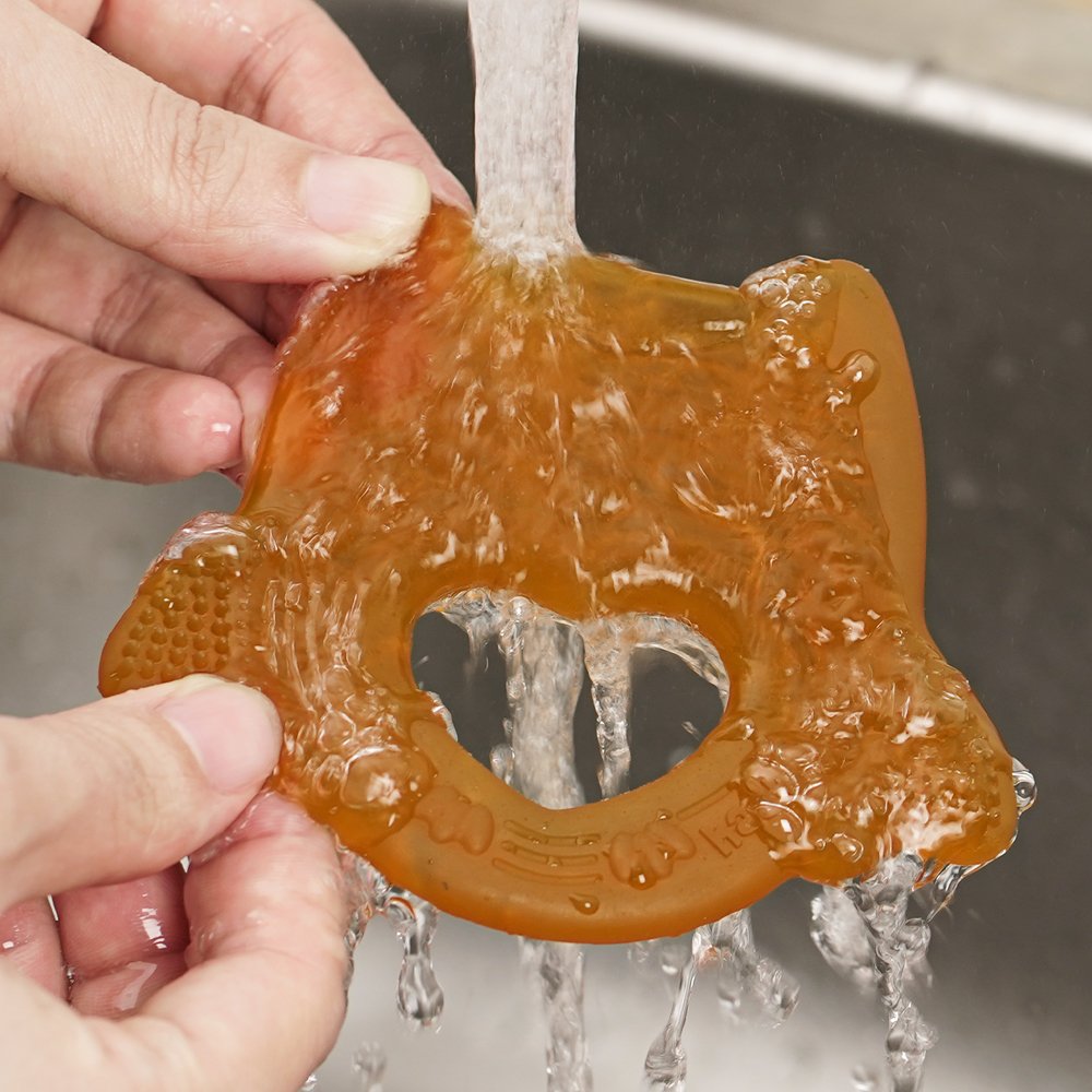 Haakaa Silicone Owl Teether Safe Natural Rubber Soft Teether Soothing Teething Relief