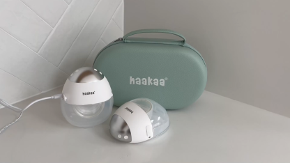 haakaa 2pcs e ladybug breast pump video