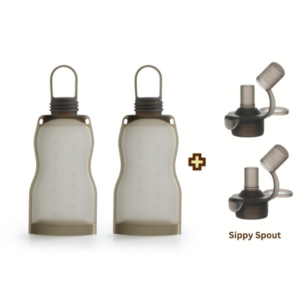 HaaKaa Happii Bear Silicone Breast Milk Storage Bag 