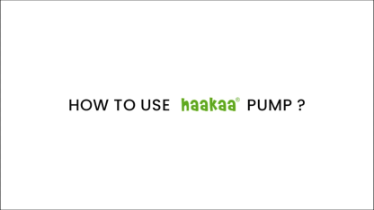 haakaa gen2 silicone breast pump video