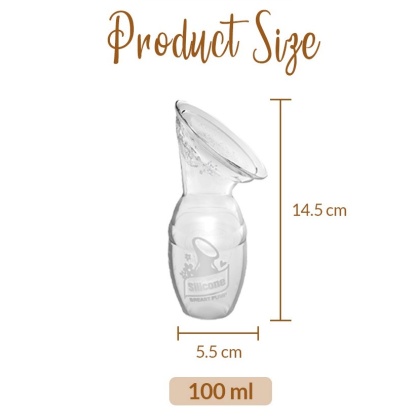 haakaa gen1 breast pump 100ml size dimensions
