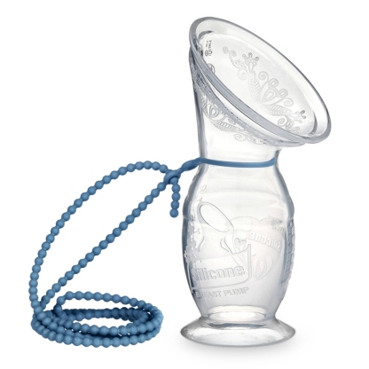 haakaa gen2 silicone breast pump 100ml with bluestone strap
