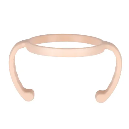 haakaa gen3 silicone bottle handle peach