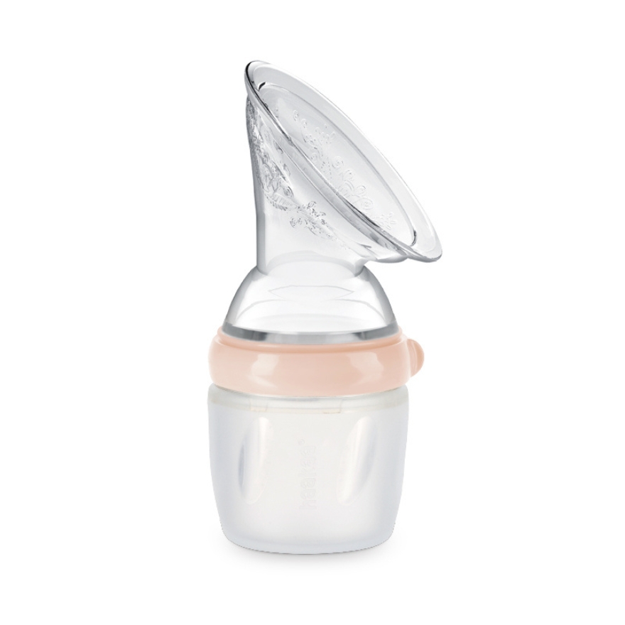 haakaa gen3 silicone breast pump 160ml peach