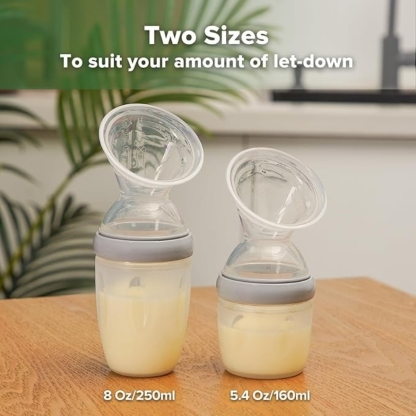 haakaa gen3 silicone breast pump two sizes to suit your amount of let down