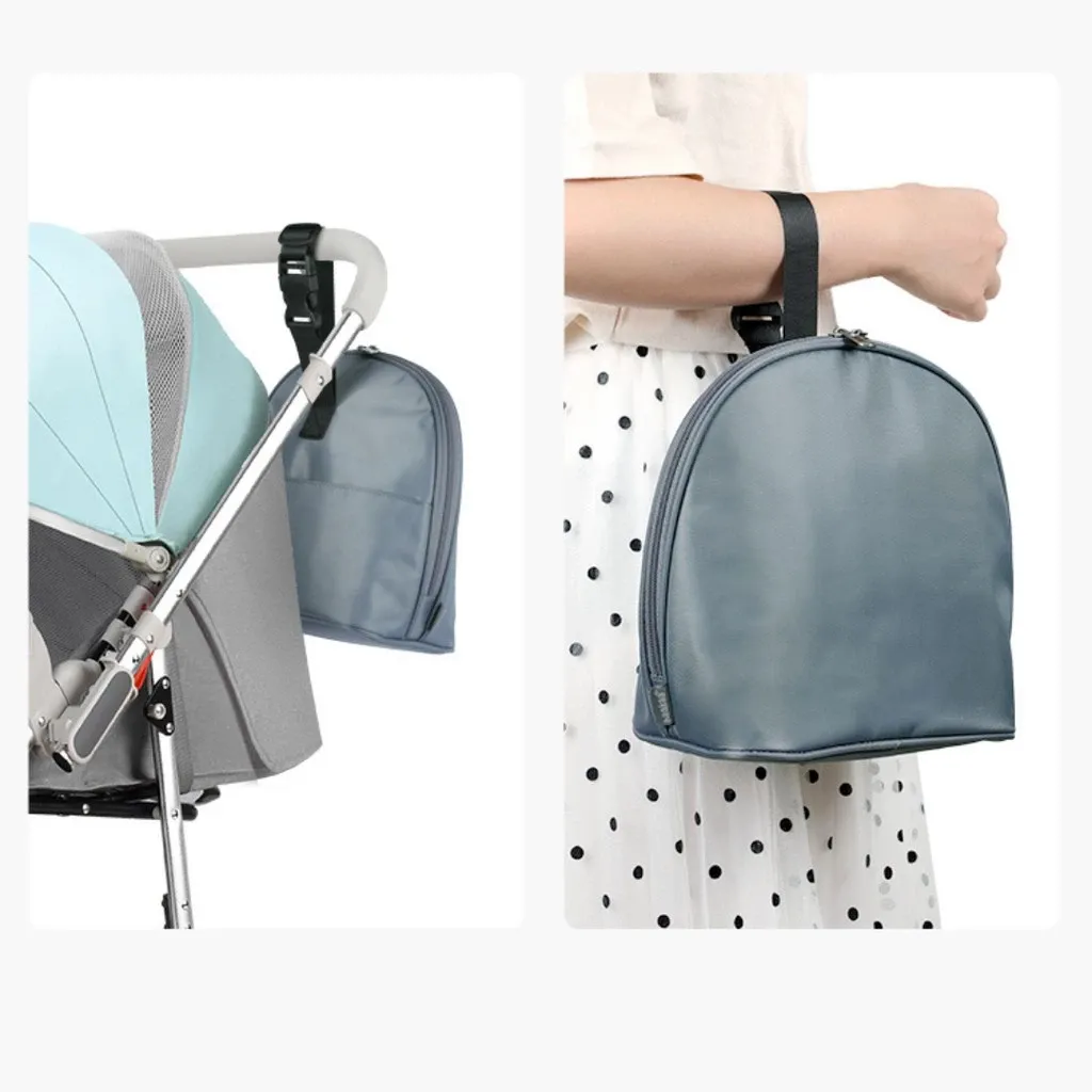 haakaa insulated storage bag convenient buckle strap allows the bag to be hung up or held