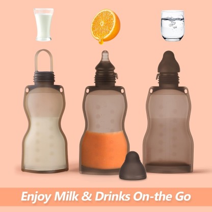 haakaa pouch attachment enjoy milk and drinks on the go