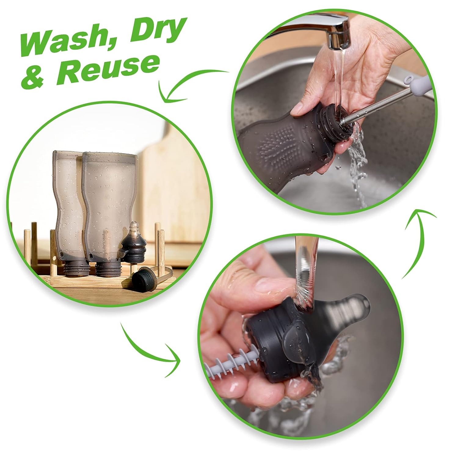 haakaa pouch attachment wash dry & reuse