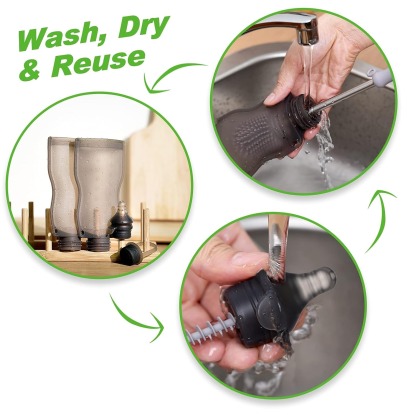 haakaa pouch attachment wash dry & reuse