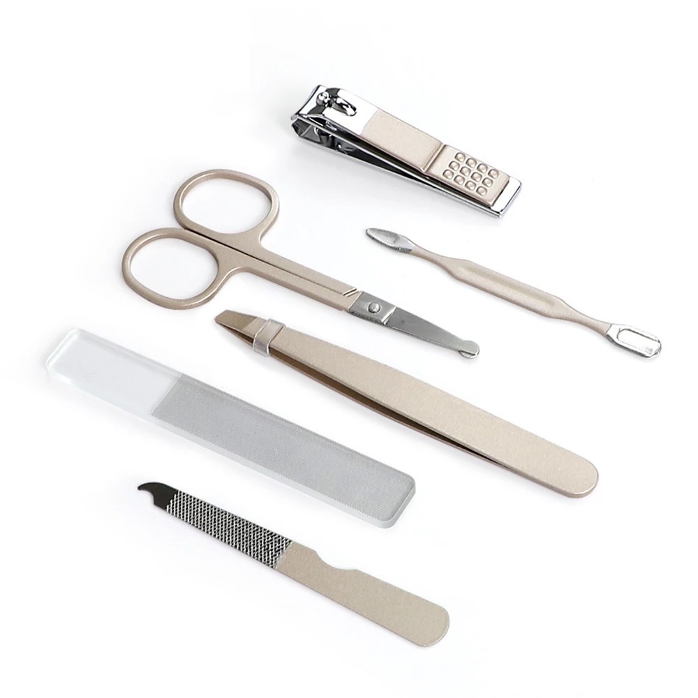 haakaa premium pear fect manicure kit made of high quality stainless steel and glass that made to last