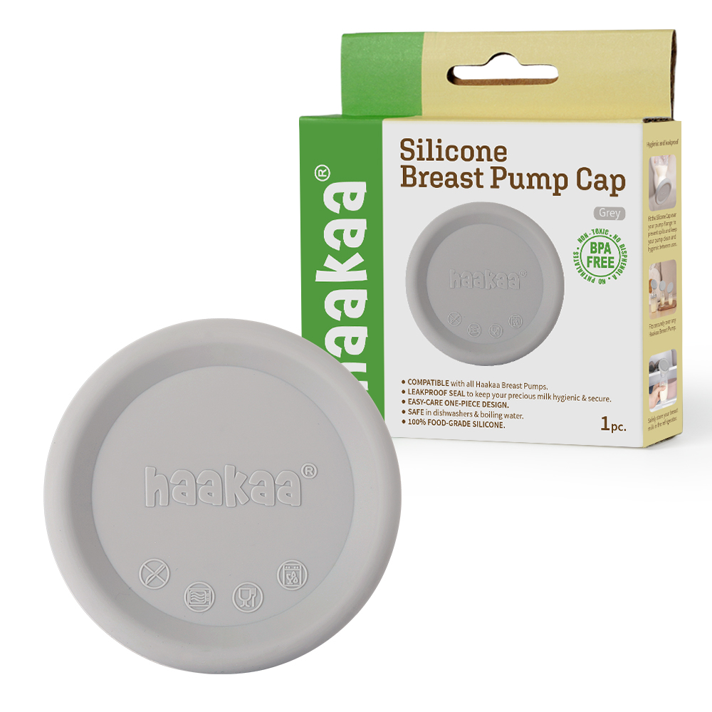 haakaa silicone breast pump cap 100% food grade silicone