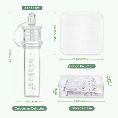 haakaa silicone colostrum collector dimensions