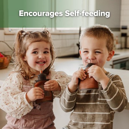 haakaa silicone yummy pouch encourages self feeding
