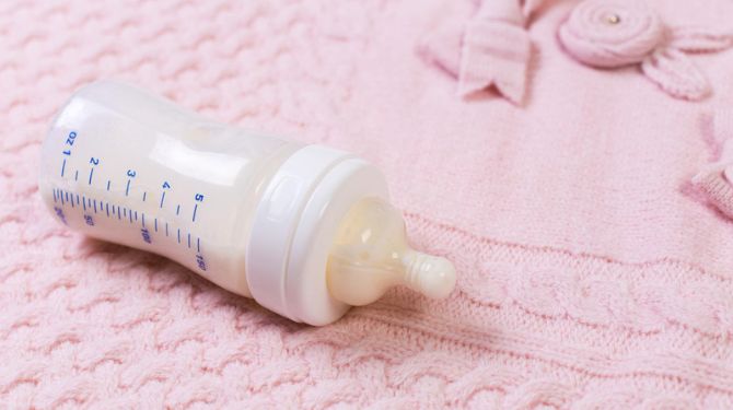 Photo of a baby bottle