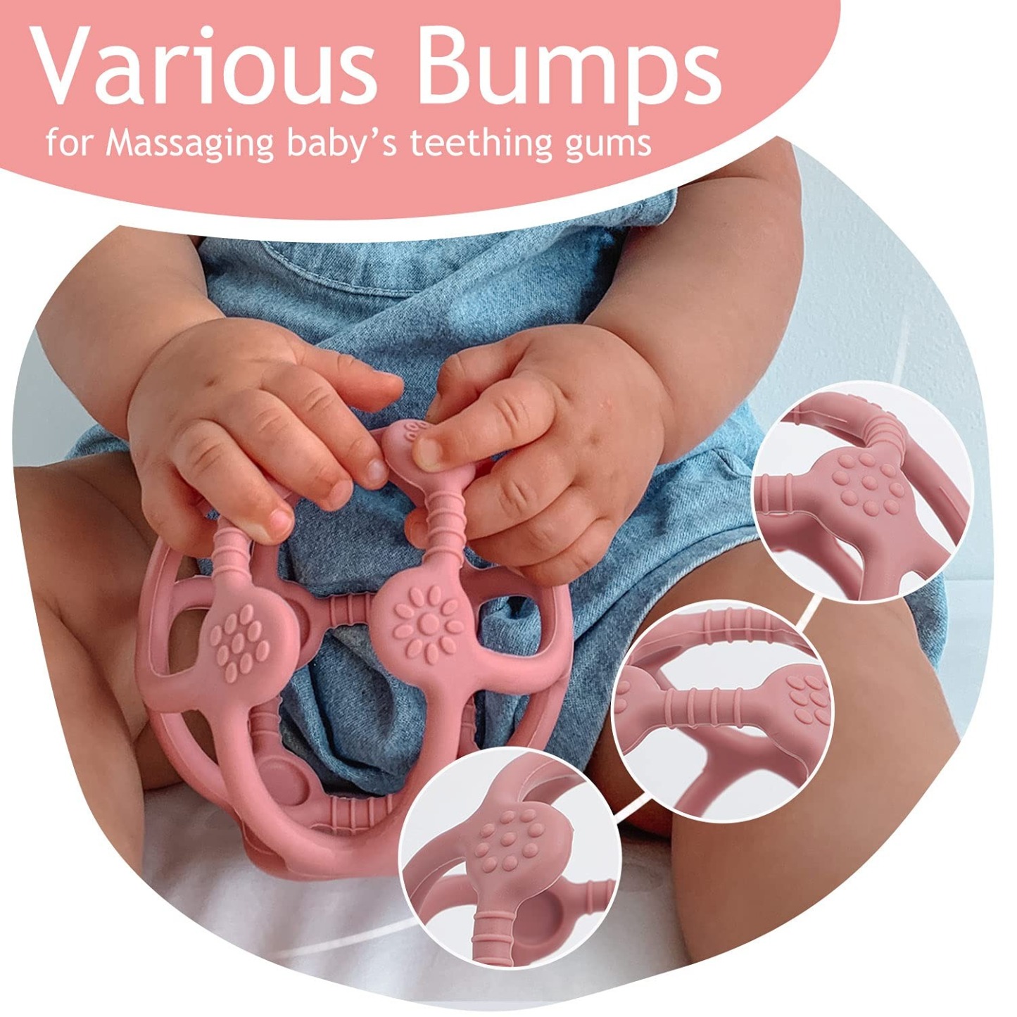 HaaKaa Silicone Baby Teether Teething Ball (3 months+)