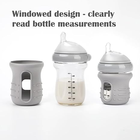 Haakaa Silicone Glass Baby Bottle Cover (90ML/160ML)