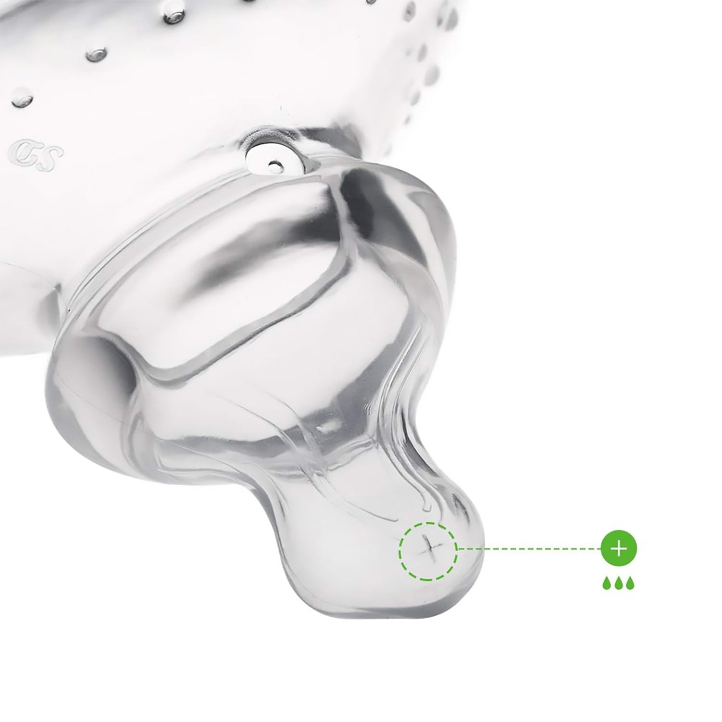 HaaKaa Breastfeeding Nipple Shield - ORTHODONTIC TEAT (Thumb Shape)