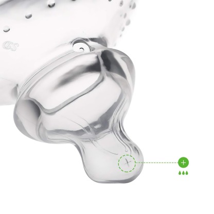 HaaKaa Breastfeeding Nipple Shield - ORTHODONTIC TEAT (Thumb Shape)