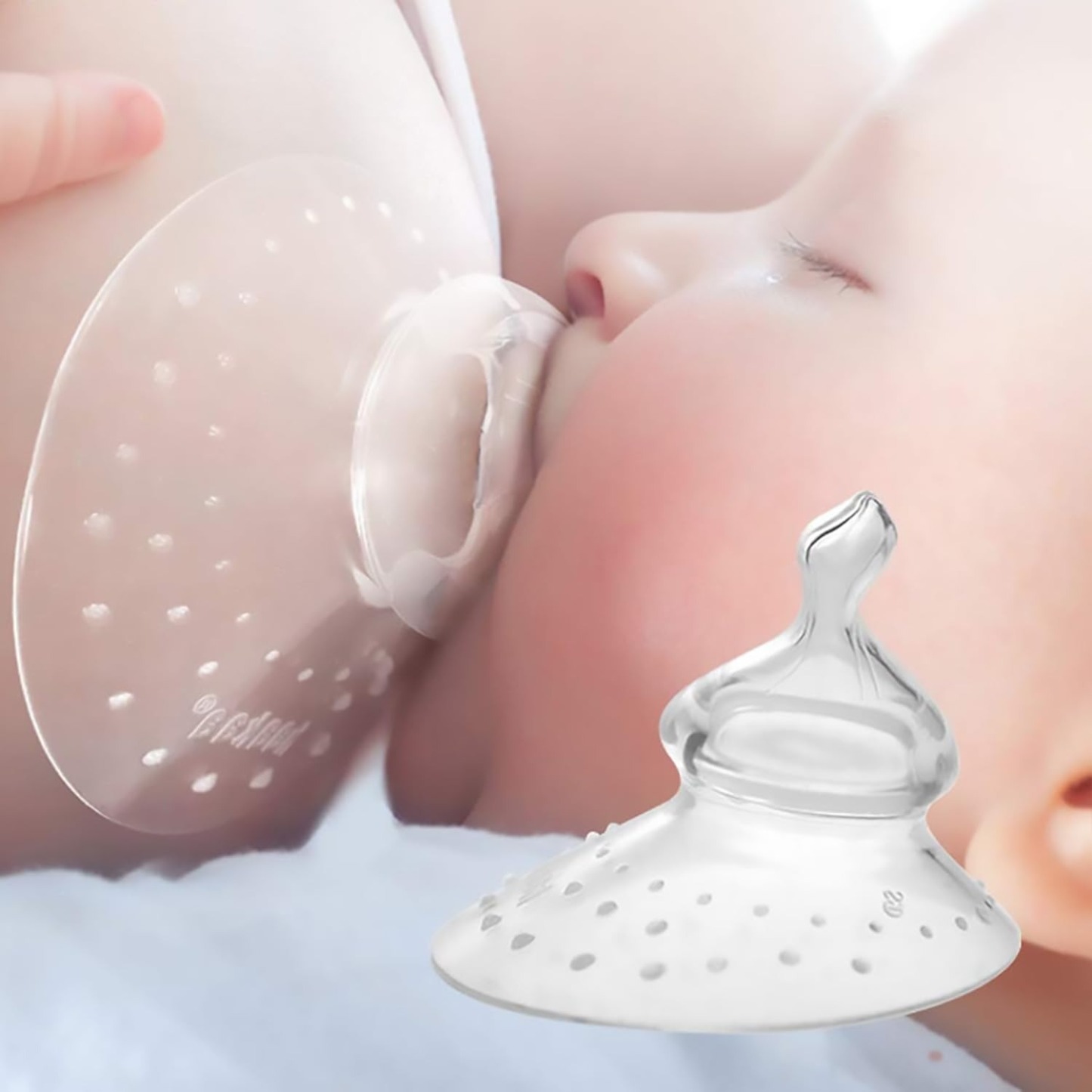 HaaKaa Breastfeeding Nipple Shield - ORTHODONTIC TEAT (Thumb Shape)