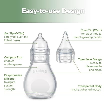 Haakaa Nasal Care Easy-Squeezy Penguin Pro Silicone Bulb Syringe