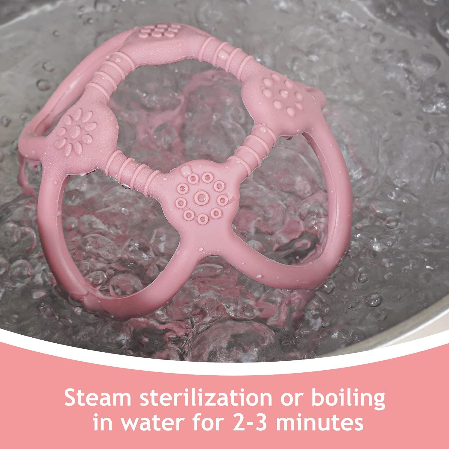 HaaKaa Silicone Baby Teether Teething Ball (3 months+)