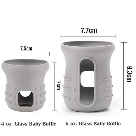 Haakaa Silicone Glass Baby Bottle Cover (90ML/160ML)