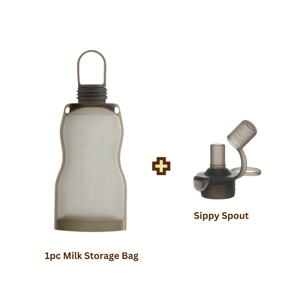 HaaKaa Happii Bear Silicone Breast Milk Storage Bag 