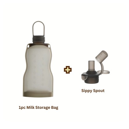 HaaKaa Happii Bear Silicone Breast Milk Storage Bag 